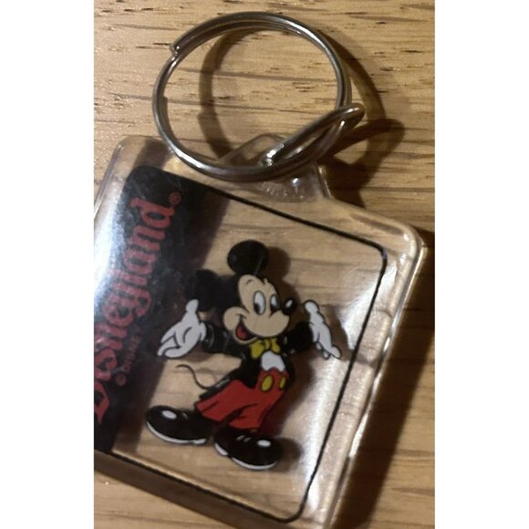 Walt Disney World Disneyland Mickey Mouse Plastic Keychain - Picture 4 of 8